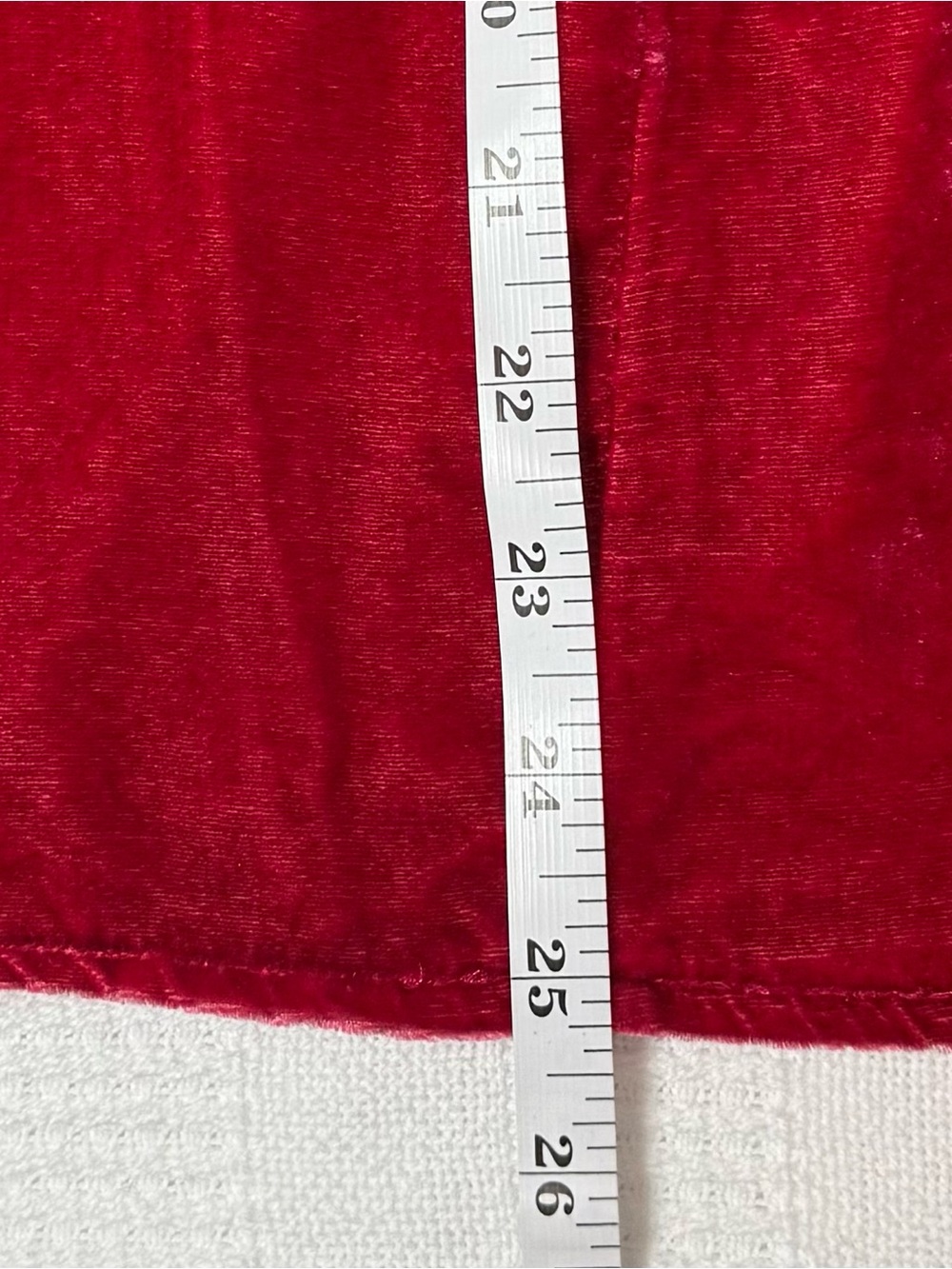J. Jill Women PL Petite Red Velvet Long Sleeve Button-Up Blouse - Picture 8 of 9